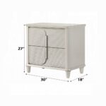 Laveda Pearl White Nightstand BD03793 By ACME 21