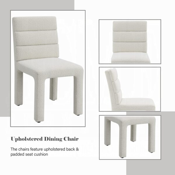 Hettie Beige Boucle Side Chair DN02128 By ACME 13