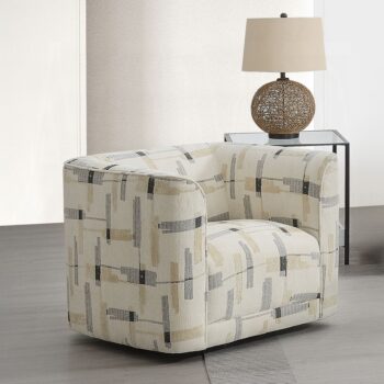 Darya Beige Fabric Swivel Chair LV04532 By ACME