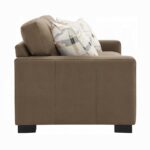 Darya Brown Suede Fabric Loveseat w/3 Pillows LV04531 By ACME Luxury Loveseats Mobilia Cleopatra 16 Darya Brown Suede Fabric Loveseat w/3 Pillows LV04531 By ACME 16