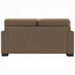 Darya Brown Suede Fabric Loveseat w/3 Pillows LV04531 By ACME Luxury Loveseats Mobilia Cleopatra 17 Darya Brown Suede Fabric Loveseat w/3 Pillows LV04531 By ACME 17