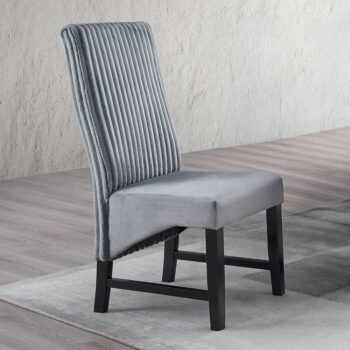 Kini Gray Corduroy Side Chair DN04346 By ACME