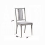 Marta Beige Linen Side Chair DN04311 By ACME 21