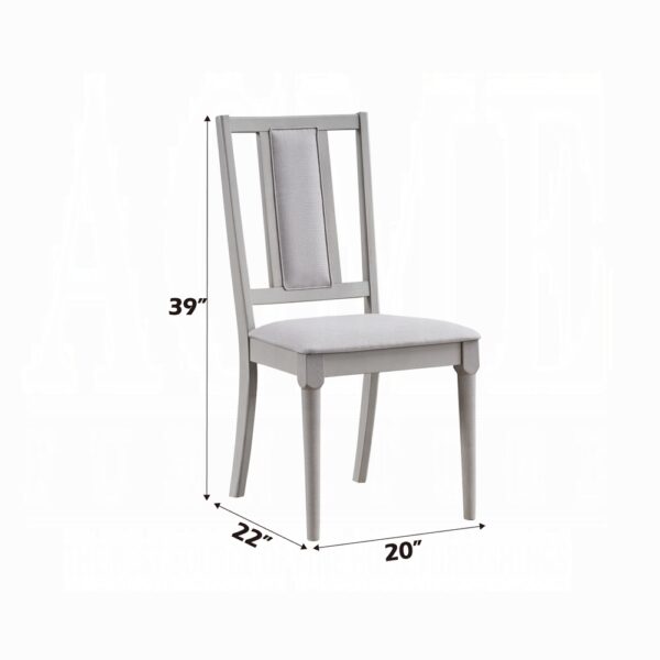 Marta Beige Linen Side Chair DN04311 By ACME 14