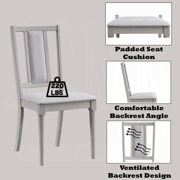 Marta Beige Linen Side Chair DN04311 By ACME 15