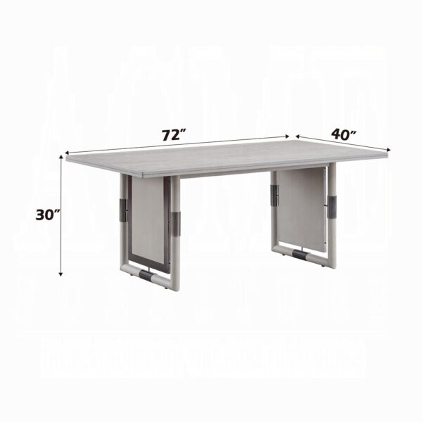 Marta Natural Dining Table DN04310 By ACME 12
