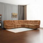 Emmy Power Motion Orange Chenille Sectional Sofa LV04650 By ACME Sectional Sofas Mobilia Cleopatra 23 Emmy Power Motion Orange Chenille Sectional Sofa LV04650 By ACME 23