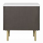 Clayten Espresso Nightstand with Marble Top BD04093 By ACME Luxury Bedroom Nightstands Mobilia Cleopatra 24 Clayten Espresso Nightstand with Marble Top BD04093 By ACME 24