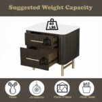 Clayten Espresso Nightstand with Marble Top BD04093 By ACME Luxury Bedroom Nightstands Mobilia Cleopatra 28 Clayten Espresso Nightstand with Marble Top BD04093 By ACME 28
