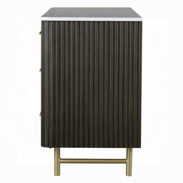 Clayten Espresso Dresser with Marble Top BD04095 By ACME 9