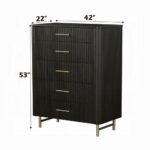 Clayten Espresso Chest of Drawers BD04096 By ACME Bedroom Chest of Drawers Mobilia Cleopatra 16 Clayten Espresso Chest of Drawers BD04096 By ACME 16