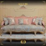 4pcs Handmade Silver Champaign Allure Sofa Set 15