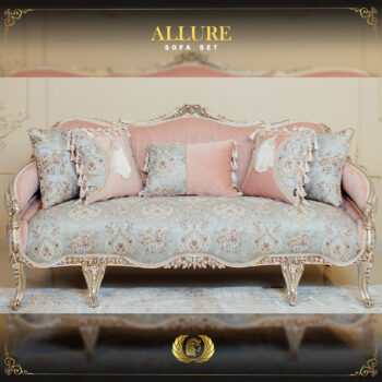 Handmade Silver Allure Loveseat