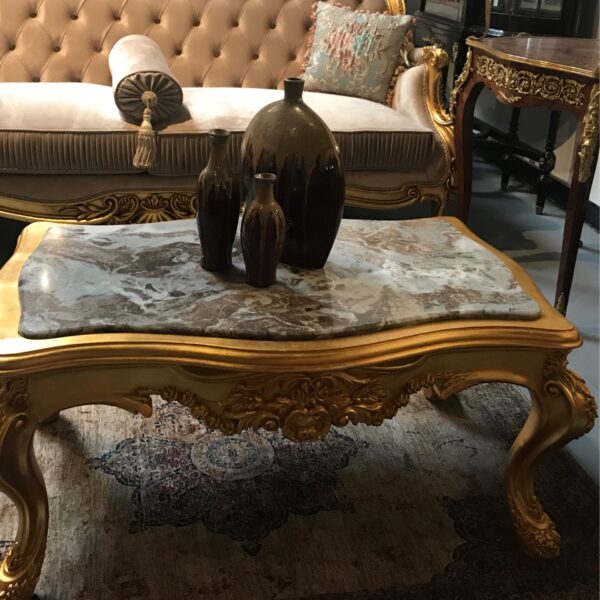 Handmade Golden Peach Coffee Table 4