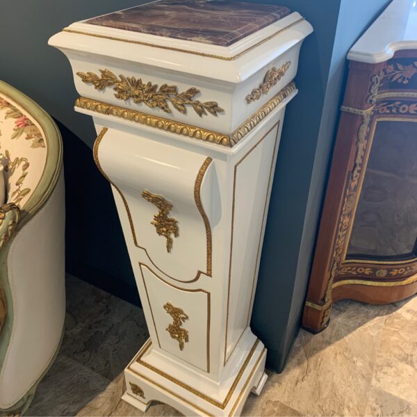 Handmade White Stand 4