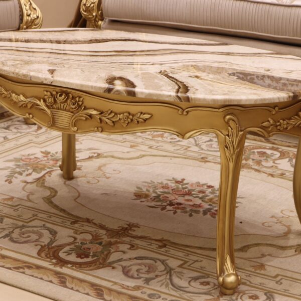 Handmade Serenity Ivory Coffee Table 4