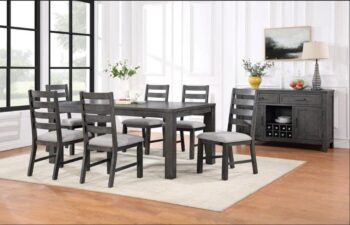 D5800-CS Gray Side Chair By McFerran