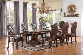 D1800-CA Brown Arm Chair Leather by McFerran