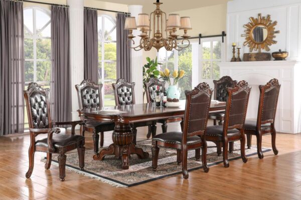 D1800-CA Brown Arm Chair Leather by McFerran 4