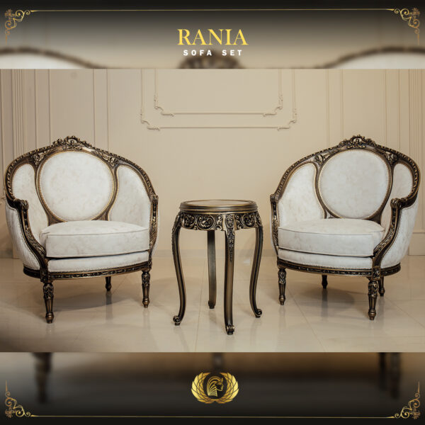 5Pcs Handmade Rania Bronze Sofa Set 12