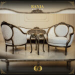 5Pcs Handmade Rania Bronze Sofa Set 17