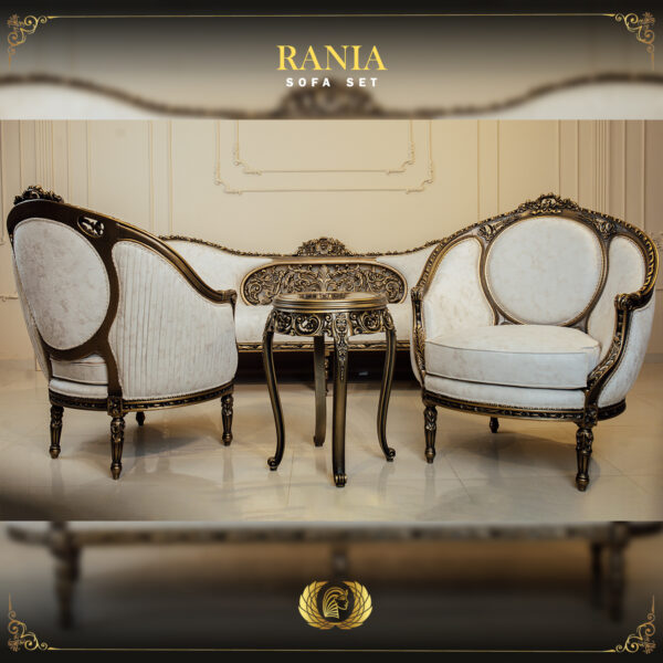 5Pcs Handmade Rania Bronze Sofa Set 11
