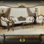 5Pcs Handmade Rania Bronze Sofa Set 15