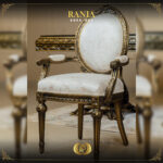 Handmade Rania Bronze Dining Arm chair 13