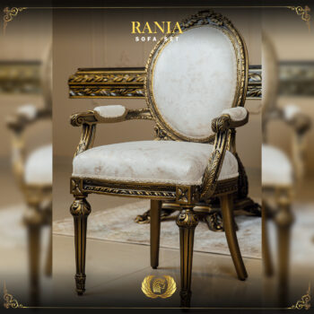 Handmade Rania Bronze Dining Arm chair