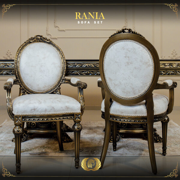 Handmade Rania Bronze Dining Arm chair 11