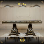Handmade Rania Bronze Dining Table 9
