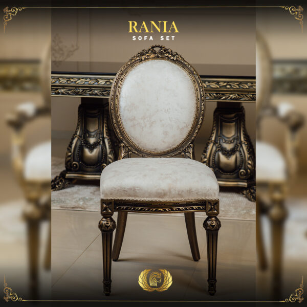 Handmade Rania Bronze Dining Side Chair 11