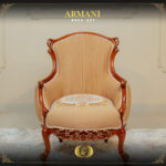 Handmade Brown Walnut Armani Chair 1 14