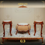 Handmade Brown Walnut Armani Coffee Table 13