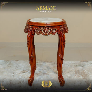 Handmade Brown Walnut Armani End Table