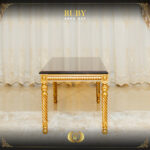 Handmade Gold Ruby Coffe Table 10