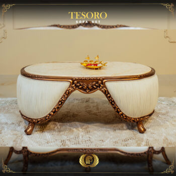 Handmade Copper Metallic Tesoro Coffee Table
