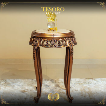 Handmade Copper Metallic Tesoro End Table
