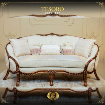 Handmade Copper Metallic Tesoro Loveseat