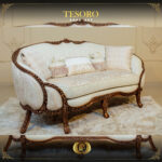 Handmade Copper Metallic Tesoro Loveseat 12
