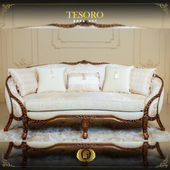 Handmade Copper Metallic Tesoro Sofa