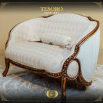 Handmade Copper Metallic Tesoro Bench 10