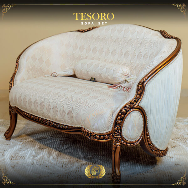 Handmade Copper Metallic Tesoro Bench 7
