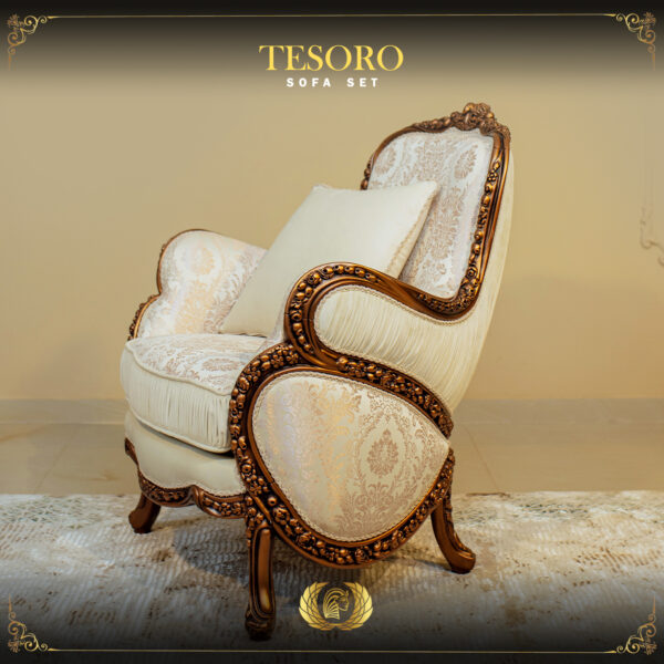 Handmade Copper Metallic Tesoro Chair 9