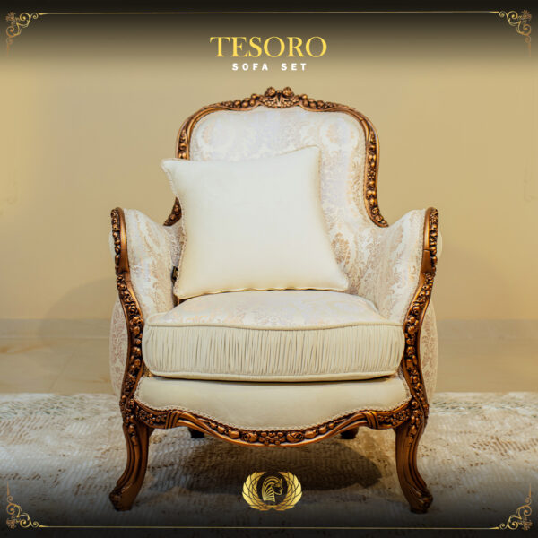 Handmade Copper Metallic Tesoro Chair 10