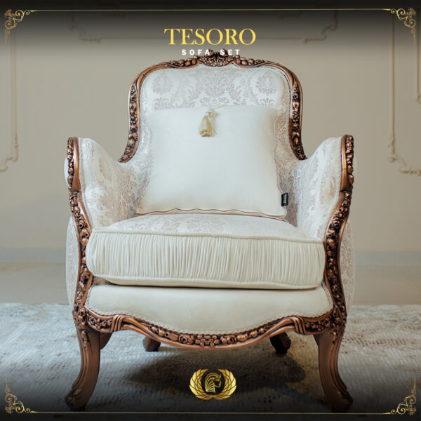 Handmade Copper Metallic Tesoro Chair 7