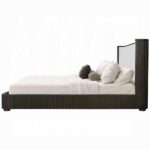 Clayten Fabric & Espresso Bed By ACME 18