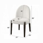 Clayten Side Chair in Beige Chenille DN03942 By ACME 21