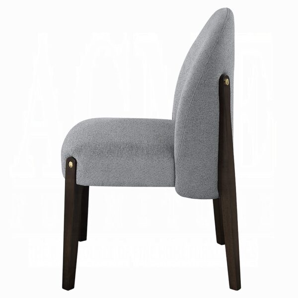Clayten Side Chair in Gray Fabric DN03941 By ACME 12