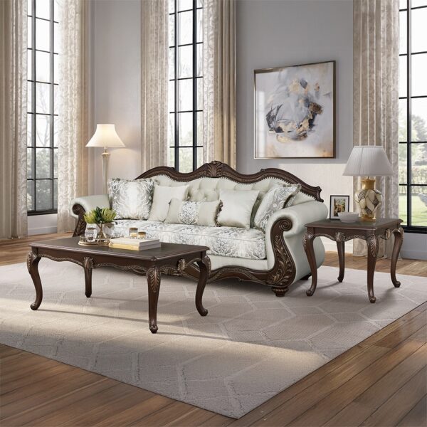 Pierce Cherry End Table LV03836 By ACME 13